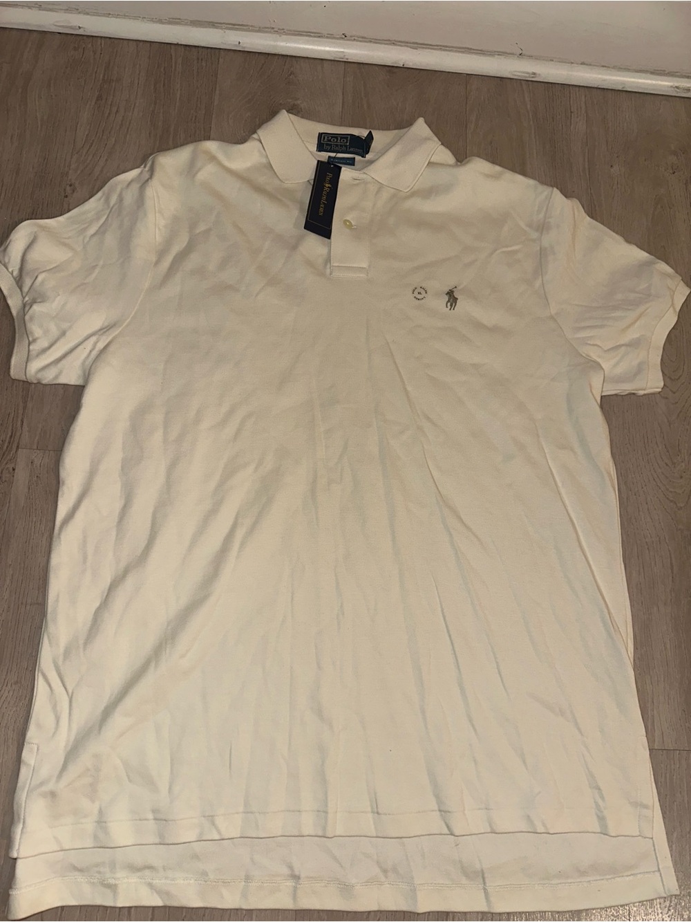 Ralph Lauren Men’s Cream Polo Shirt